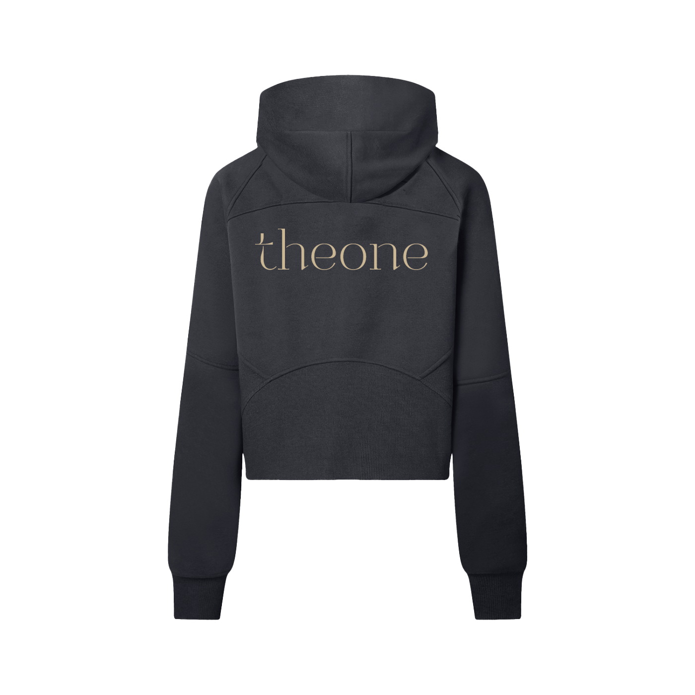 Theon Cropped Half-Zip Hoodie