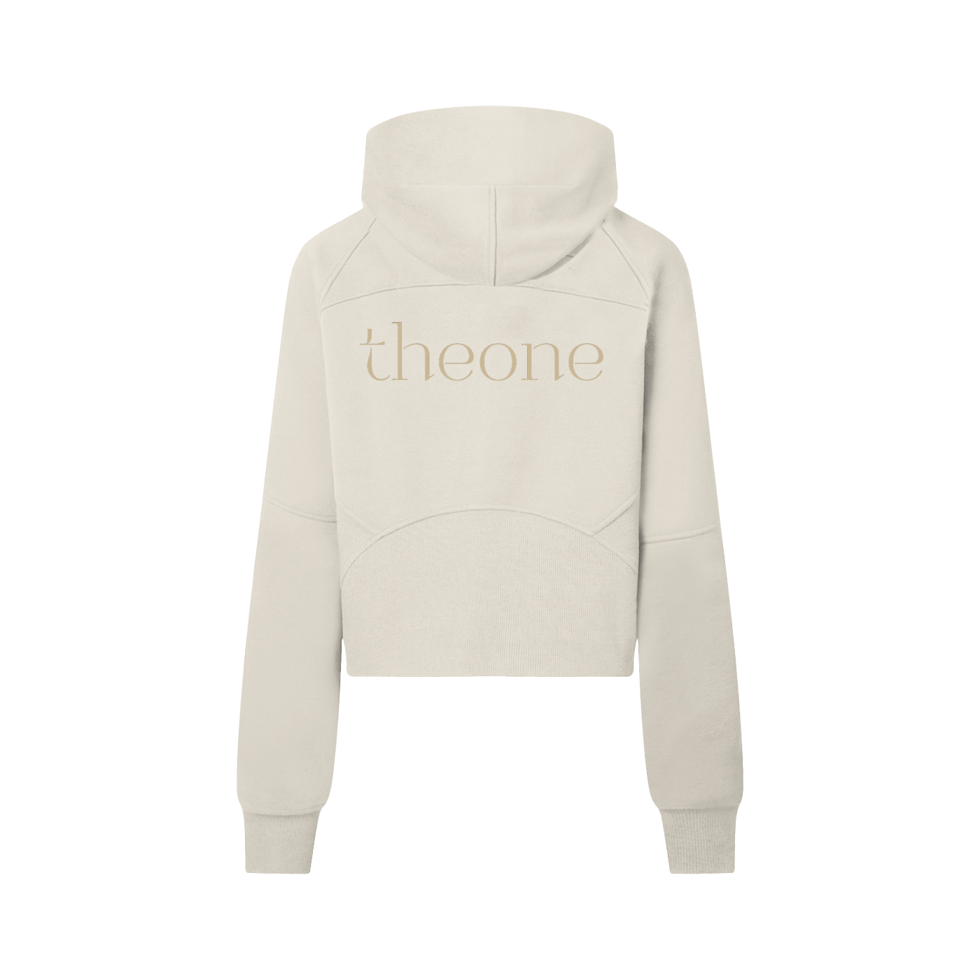 Theon Cropped Half-Zip Hoodie